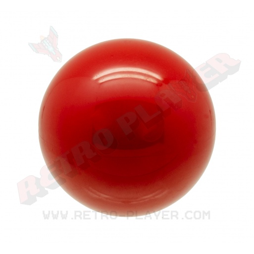 Poignée ronde de type Balltop Sanwa de couleur rouge LB-35R.