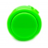 Bouton vert Sanwa 30 mm OBSF, vue de face.