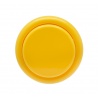 Sanwa large yellow button, 40 mm, front view.