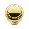 Sanwa metal button OBSJ-24, gold color. Back view.