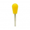 Yellow battop with lever for Crown joystick. Front view.