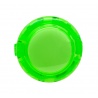 Bouton vert sans marque 30 mm Translucide, vue de face.