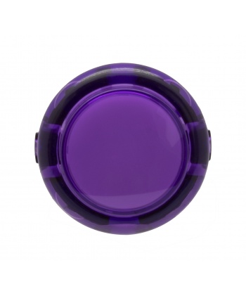 Unbranded purple button 30 mm Translucent, face view.