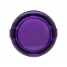 Unbranded purple button 30 mm Translucent, face view.