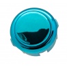 Generic blue metal button - 30mm. face view.