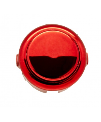 Generic orange metal button - 30mm. Face view.