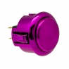 Generic purple metal button - 30mm. View from 3/4.
