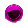Generic purple metal button - 30mm. face view.
