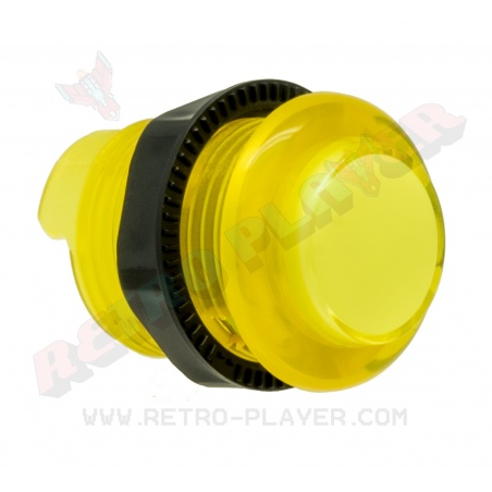 Luminous button 28mm - Yellow.