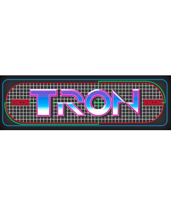 Light marquee for Tron arcade.