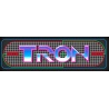 Light marquee for Tron arcade.