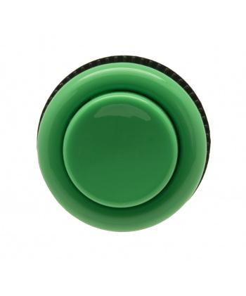 Bouton standard 28mm concave vert à vis.
Vue de face.