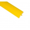 T-molding de couleur jaune. Épaisseur 16 mm.