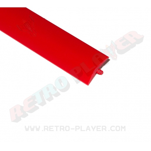 T-molding in red color. Thickness 19 mm.