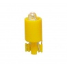 Ampoule bouton d'arcade led jaune 5V.