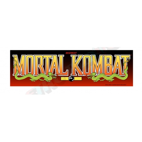 Marquee Mortal Kombat en plexiglas