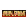 Mortal Kombat marquee in plexiglass