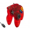 Manette Nintendo 64 Rouge Transparent
