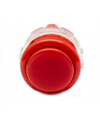 Red Crown Samducksa button, 24 mm, face view.