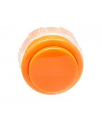 Bouton Crown orange de 30 mm, vue de face.