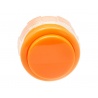 Orange Crown Button 30 mm, front view.